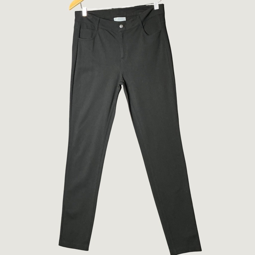 Athleta Stellar Skinny Pant Black 5-Pocket Stretch Trousers Size 10
